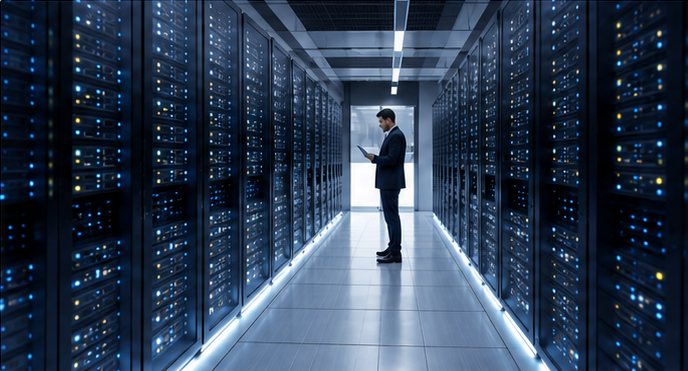 Airtight Data Infrastructure Server Row